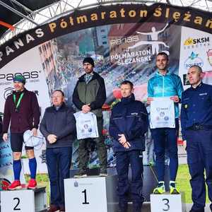 zawodnicy na podium, Rafał Syczew na 3 miejscu