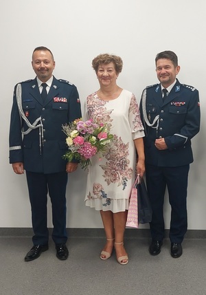 Nadinsp. Tomasz Klimek, Insp. Andrzej Parniewicz, Pani Krystyna Jarmałkowicz