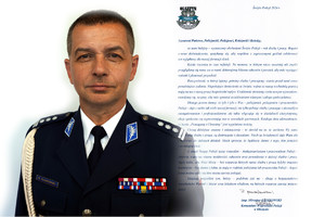 Komendant Wojewódzki Policji w Olsztynie insp. Mirosław Elszkowski