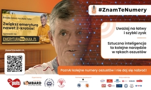 plakat kampanii #Znam Te Numery