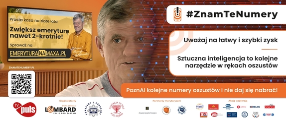 plakat akcji #ZnamTeNumery