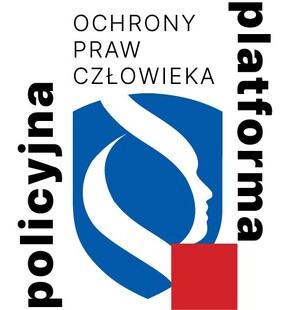 napis policyjna platforma ochrony praw człowieka