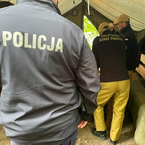 Spotkanie policjantów z harcerzami