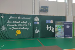 banery z napisem Sieć dobrych relacji w Gminie Sorkwity"